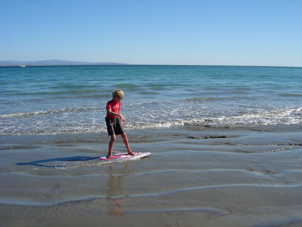 Skim Boarding in Santa Rosalillita